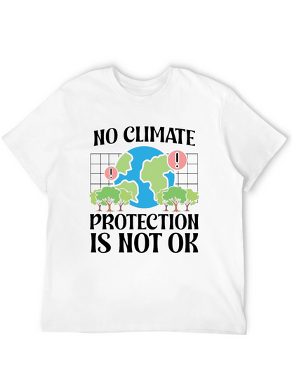 Climate Protection Awareness Graphic T-Shirt