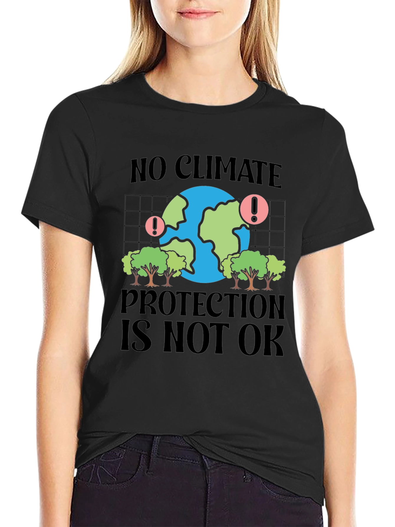 Climate Protection Awareness Graphic T-Shirt