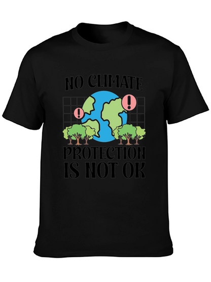 Climate Protection Awareness Graphic T-Shirt
