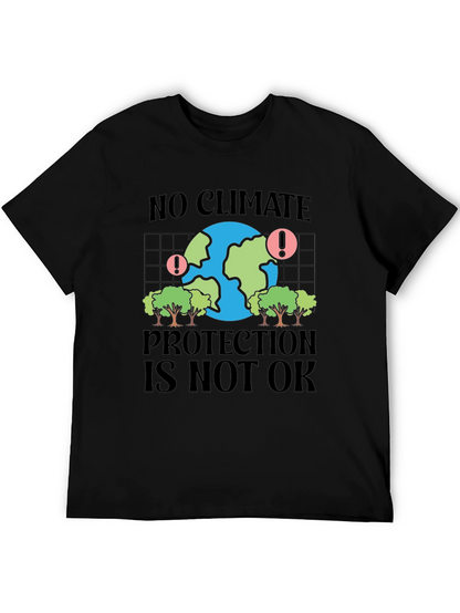 Climate Protection Awareness Graphic T-Shirt