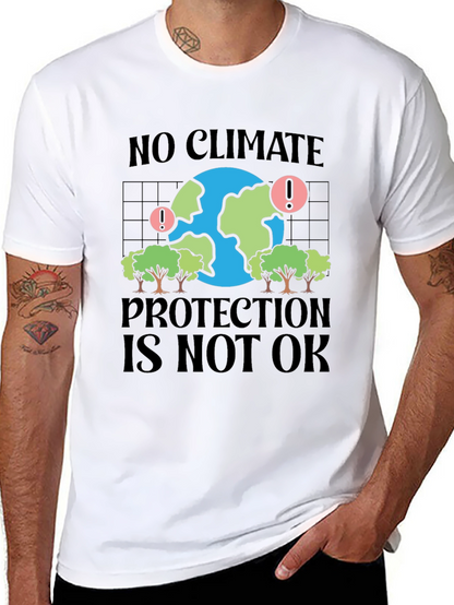 Climate Protection Awareness Graphic T-Shirt