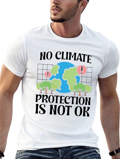 Climate Protection Awareness Graphic T-Shirt