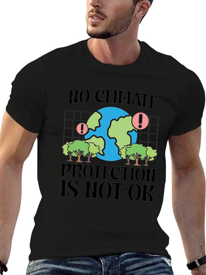 Climate Protection Awareness Graphic T-Shirt