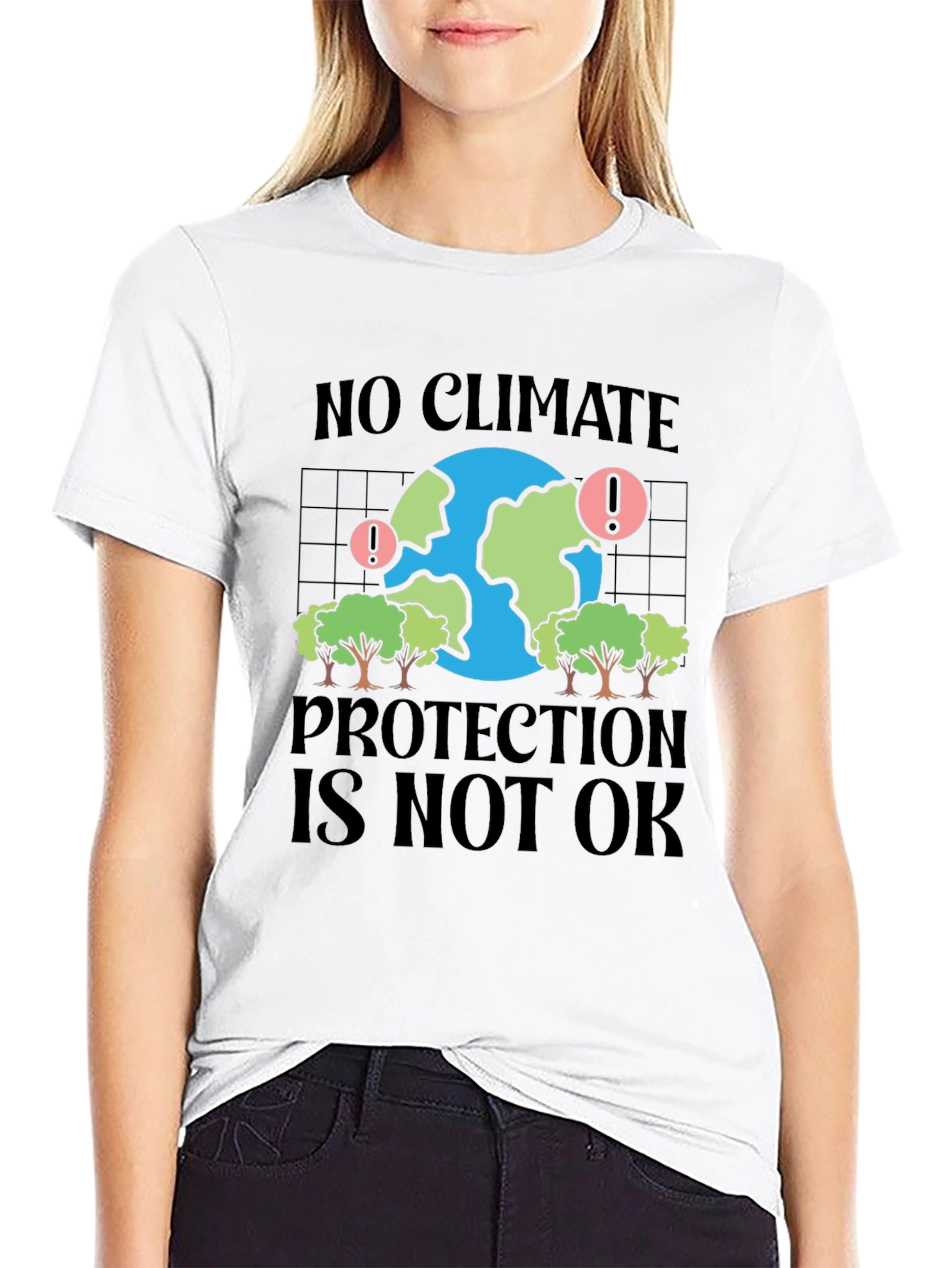 Climate Protection Awareness Graphic T-Shirt