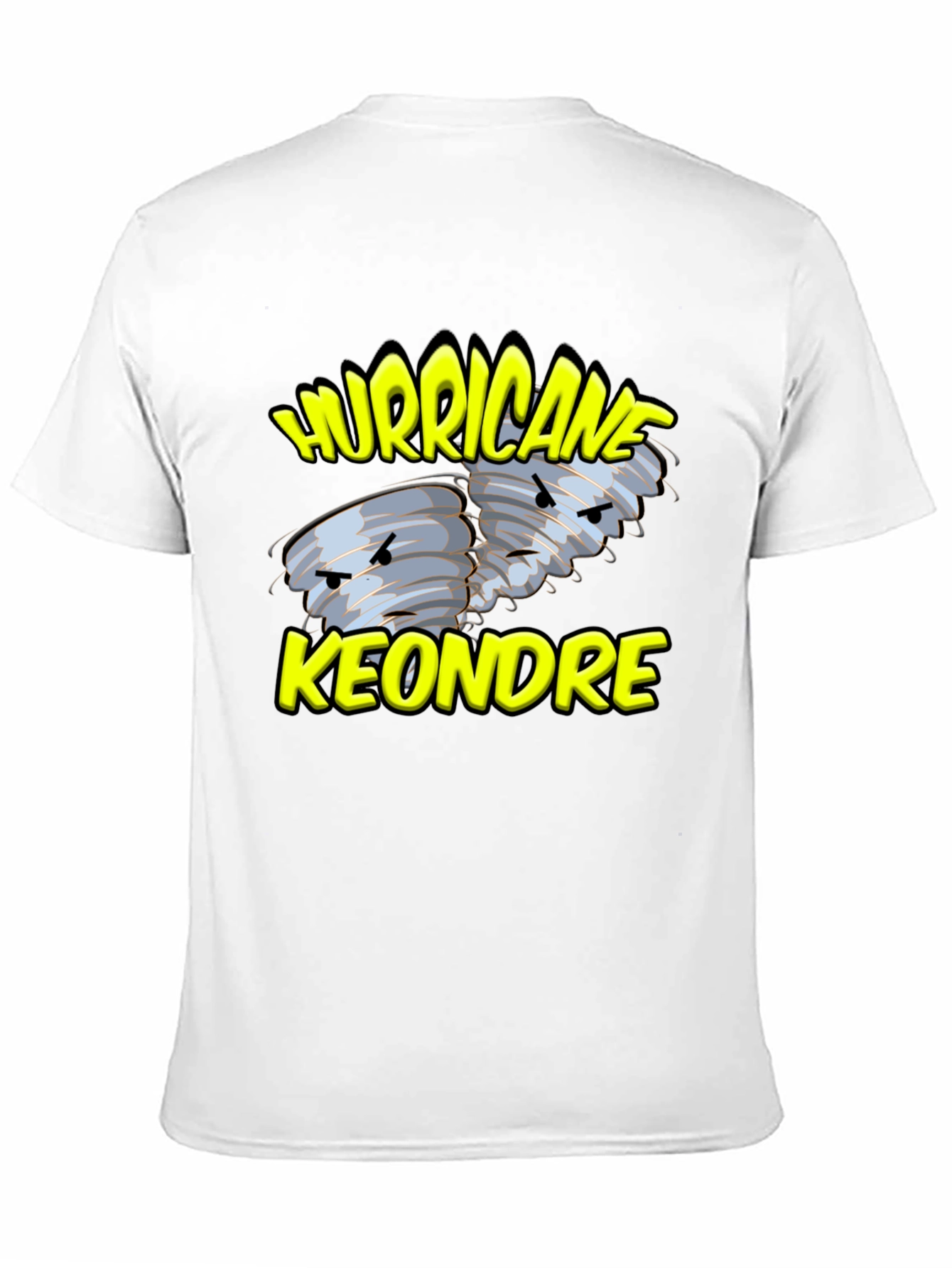 Hurricane Keondre Black Graphic T-Shirt