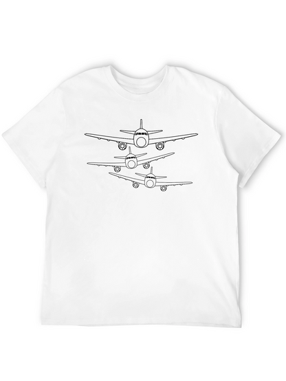 Black Airplane Graphic Tee