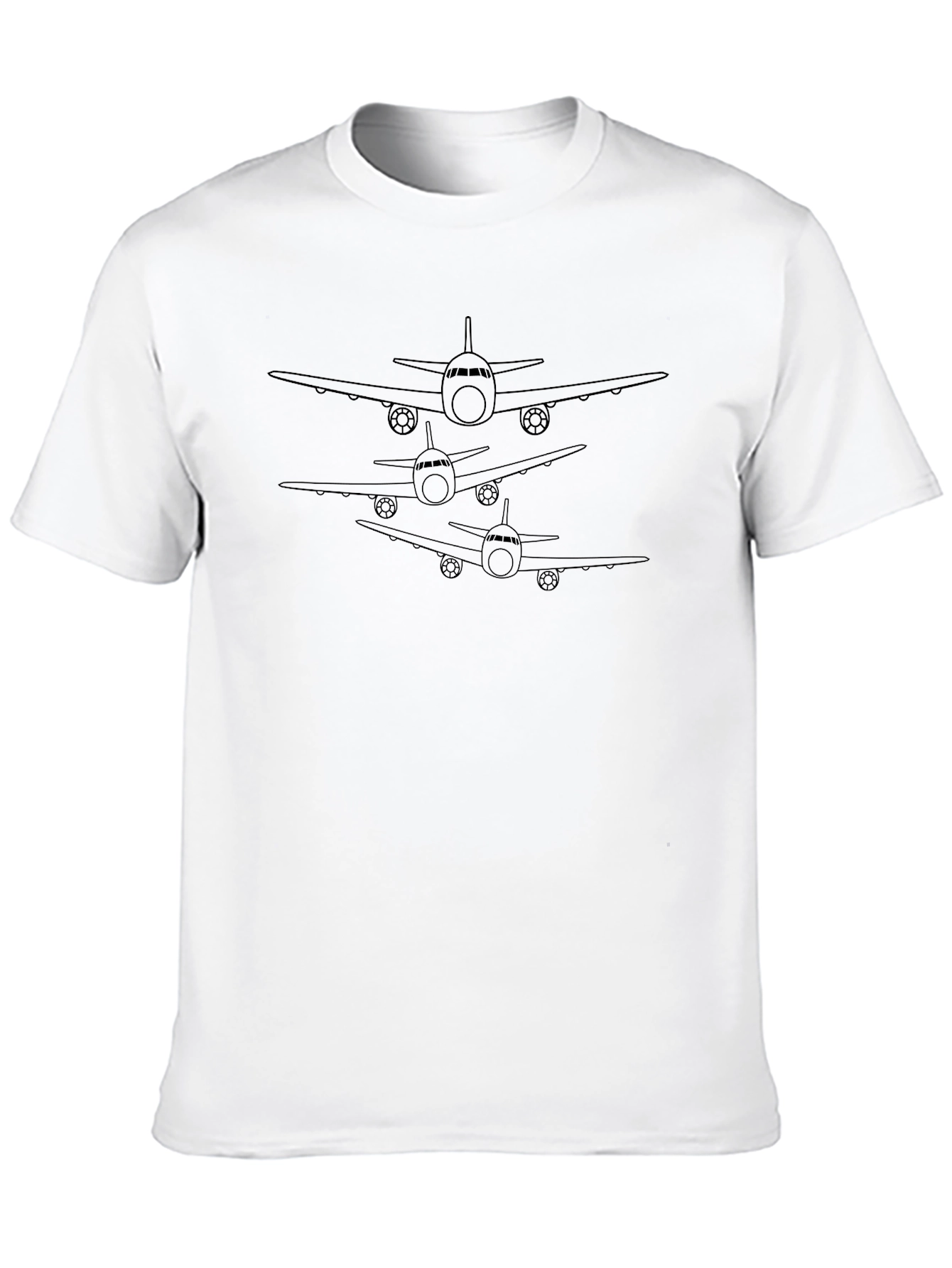 Black Airplane Graphic Tee