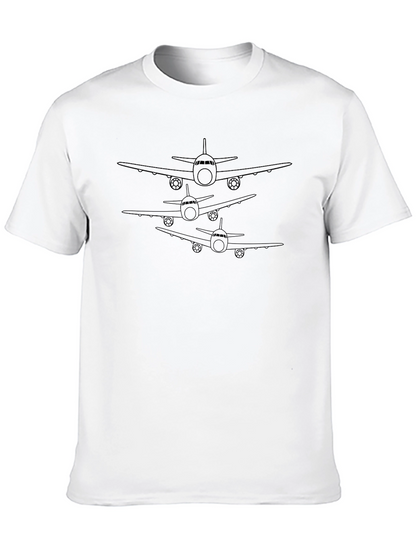 Black Airplane Graphic Tee