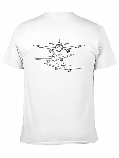 Black Airplane Graphic Tee