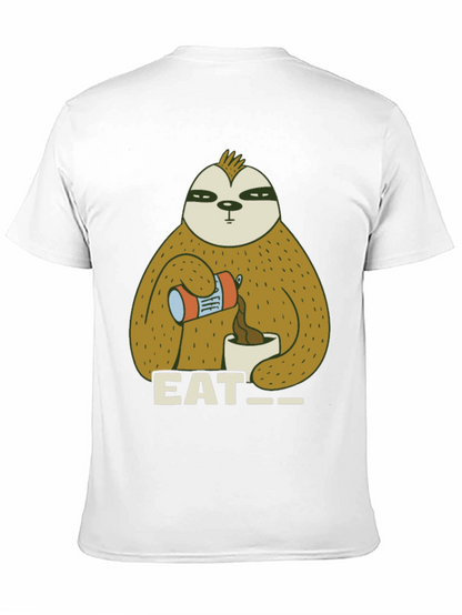 Eat Sloth T-Shirt - Funny Coffee Lover Tee
