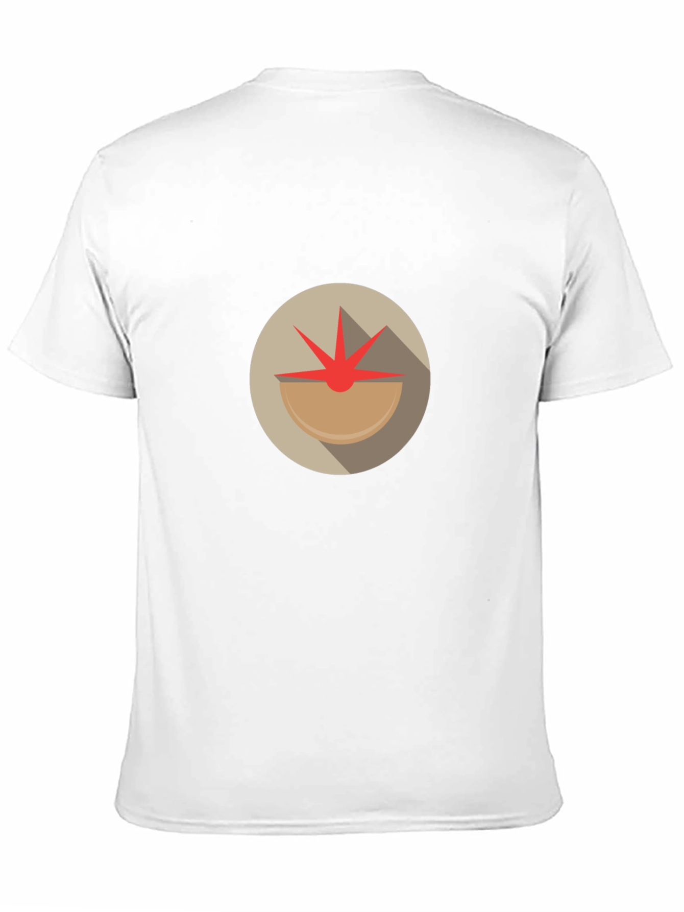Abstract Tomato Graphic Tee - Unique Design