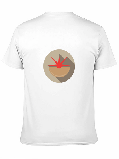 Abstract Tomato Graphic Tee - Unique Design