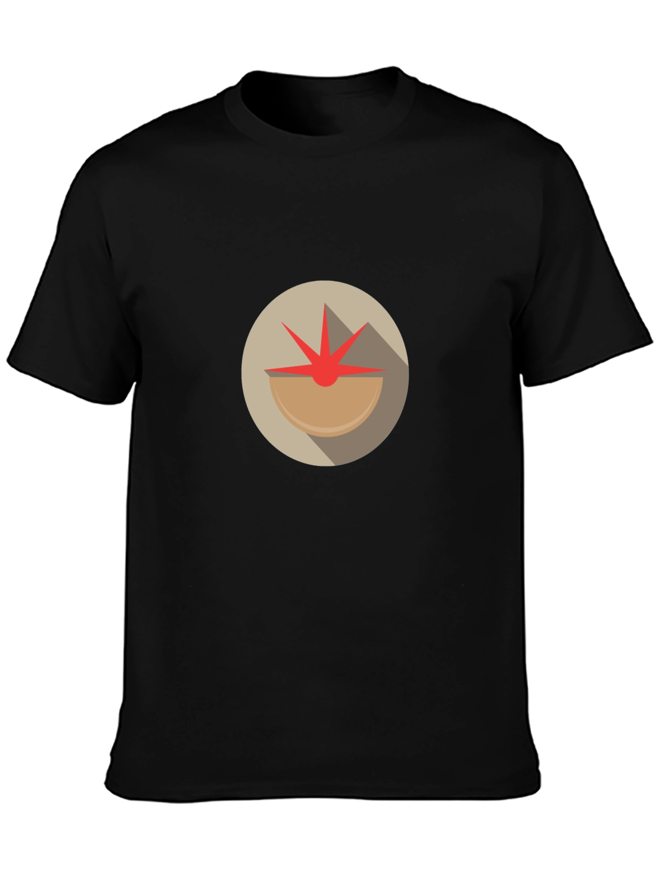 Abstract Tomato Graphic Tee - Unique Design