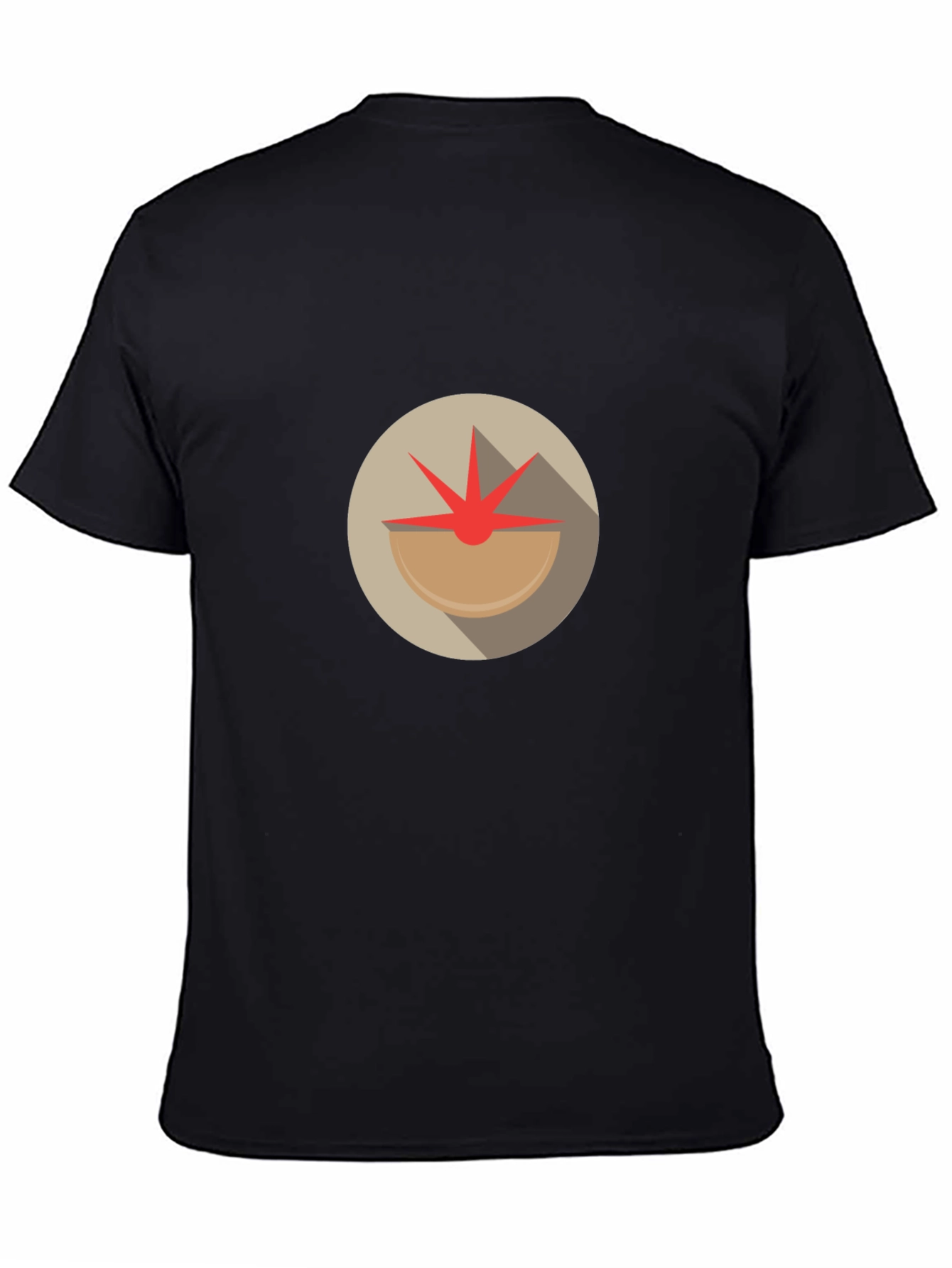 Abstract Tomato Graphic Tee - Unique Design