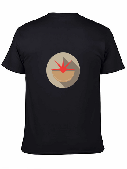 Abstract Tomato Graphic Tee - Unique Design