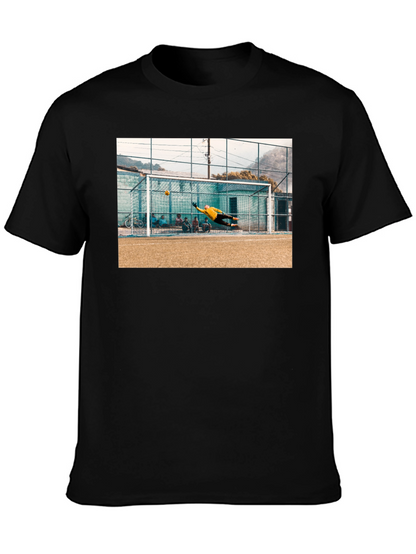 Goalie Save Black T-Shirt