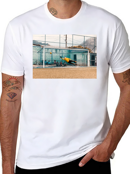Goalie Save Black T-Shirt