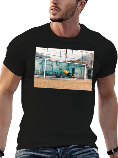 Goalie Save Black T-Shirt