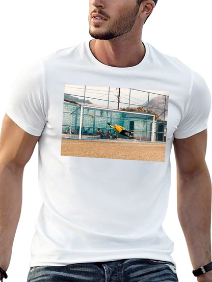 Goalie Save Black T-Shirt