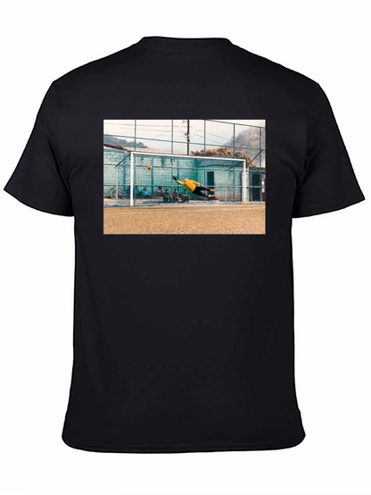 Goalie Save Black T-Shirt