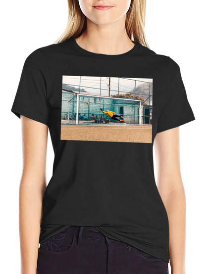 Goalie Save Black T-Shirt