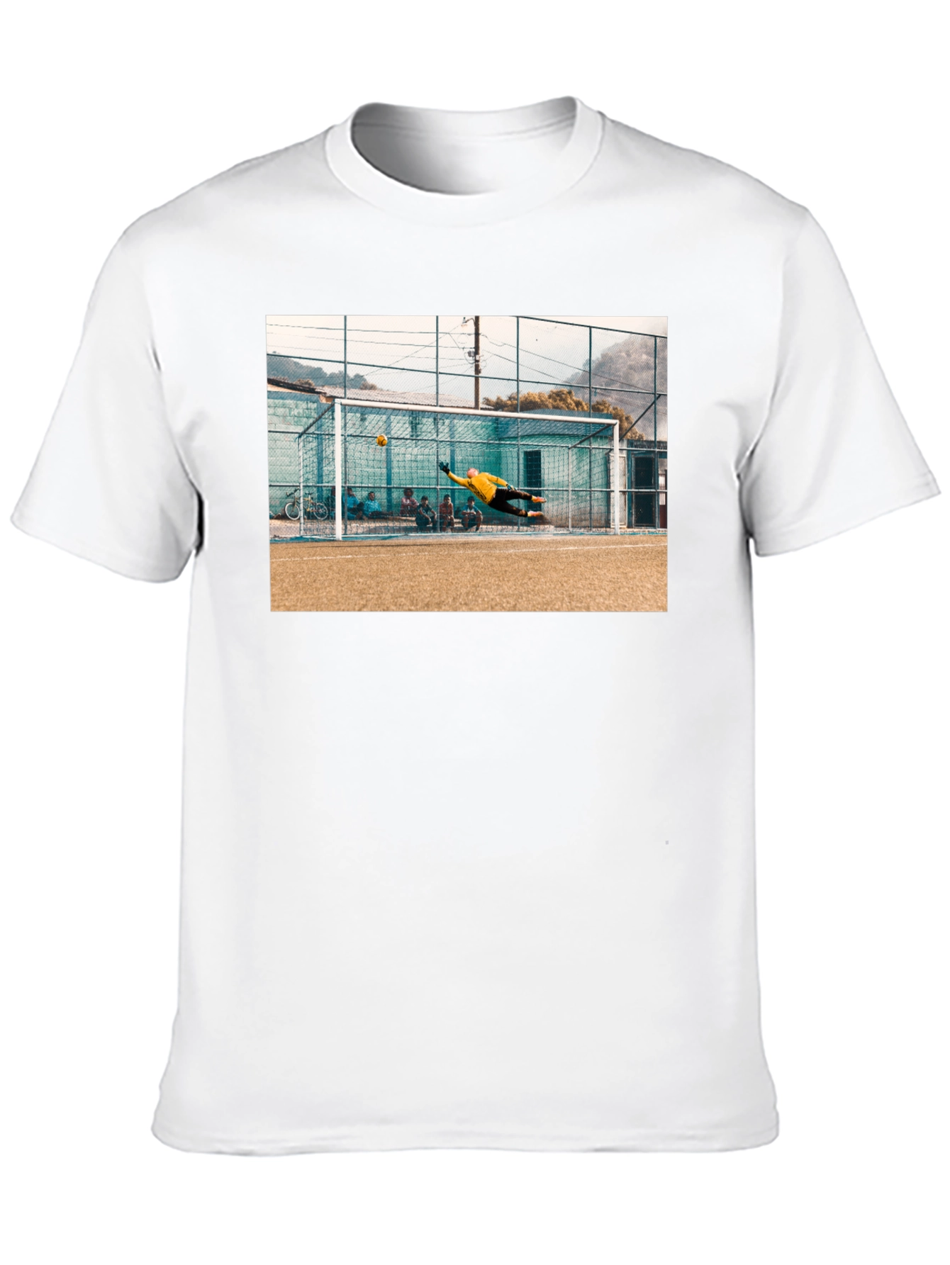 Goalie Save Black T-Shirt