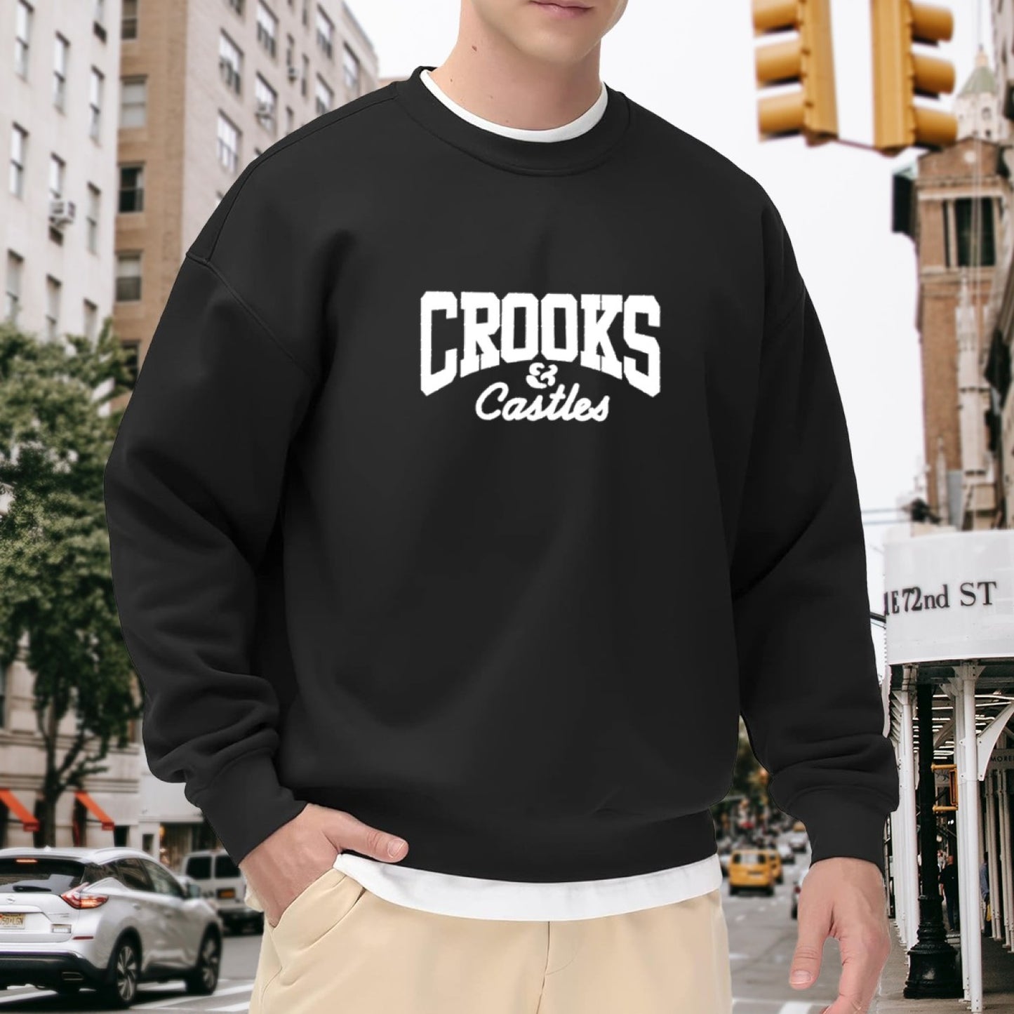 Crooks & Castles' Emblematic Crewneck Sweatshirt