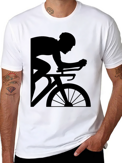 Cyclist Graphic Tee - Ride in Style