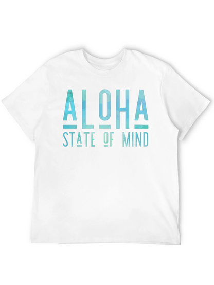 Aloha State of Mind Black Graphic T-Shirt