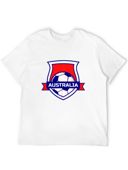 Australia Soccer Black T-Shirt