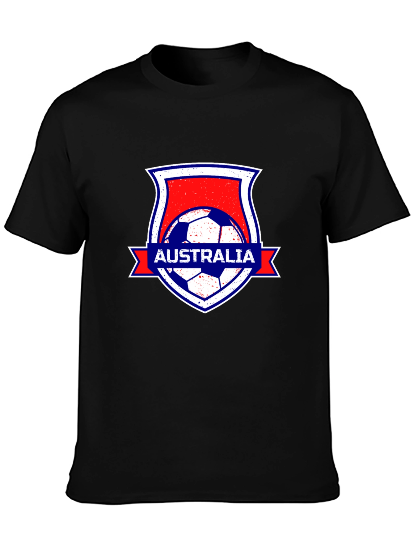 Australia Soccer Black T-Shirt