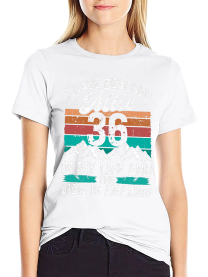 Reached Mile 36 Amazing View Graphic Tee