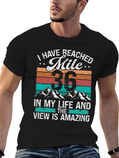 Reached Mile 36 Amazing View Graphic Tee
