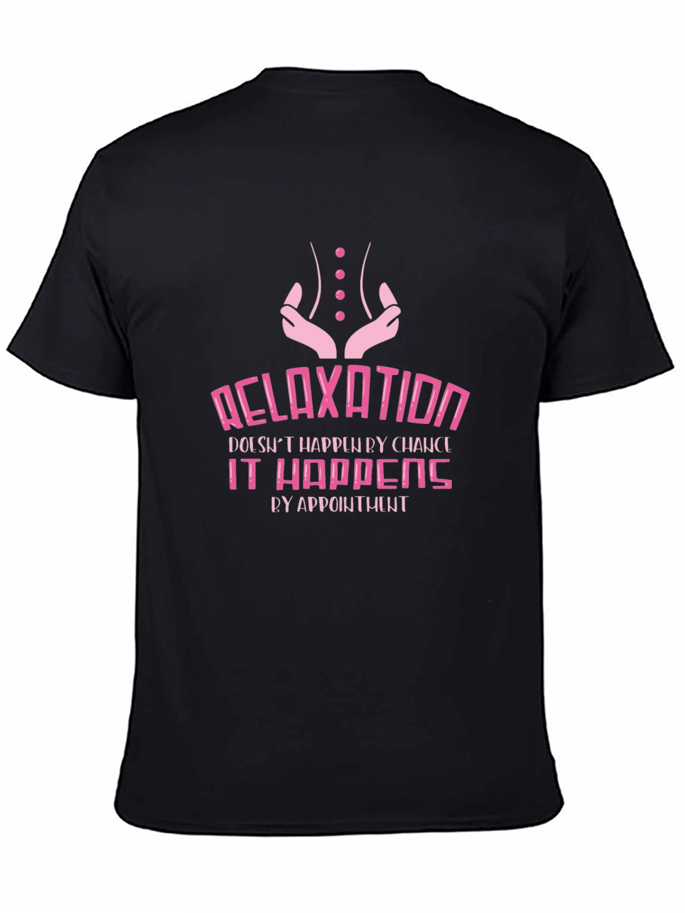 Relaxation Appointment Black Graphic T-Shirt
