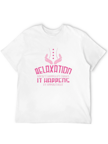 Relaxation Appointment Black Graphic T-Shirt