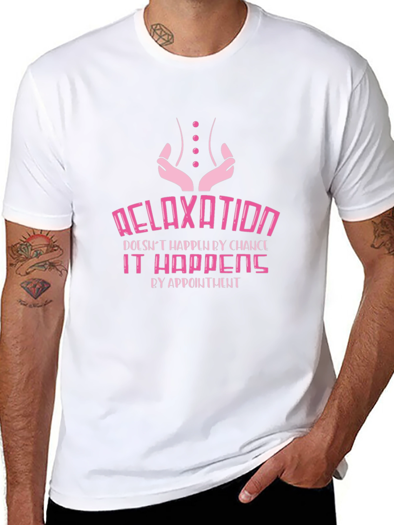 Relaxation Appointment Black Graphic T-Shirt