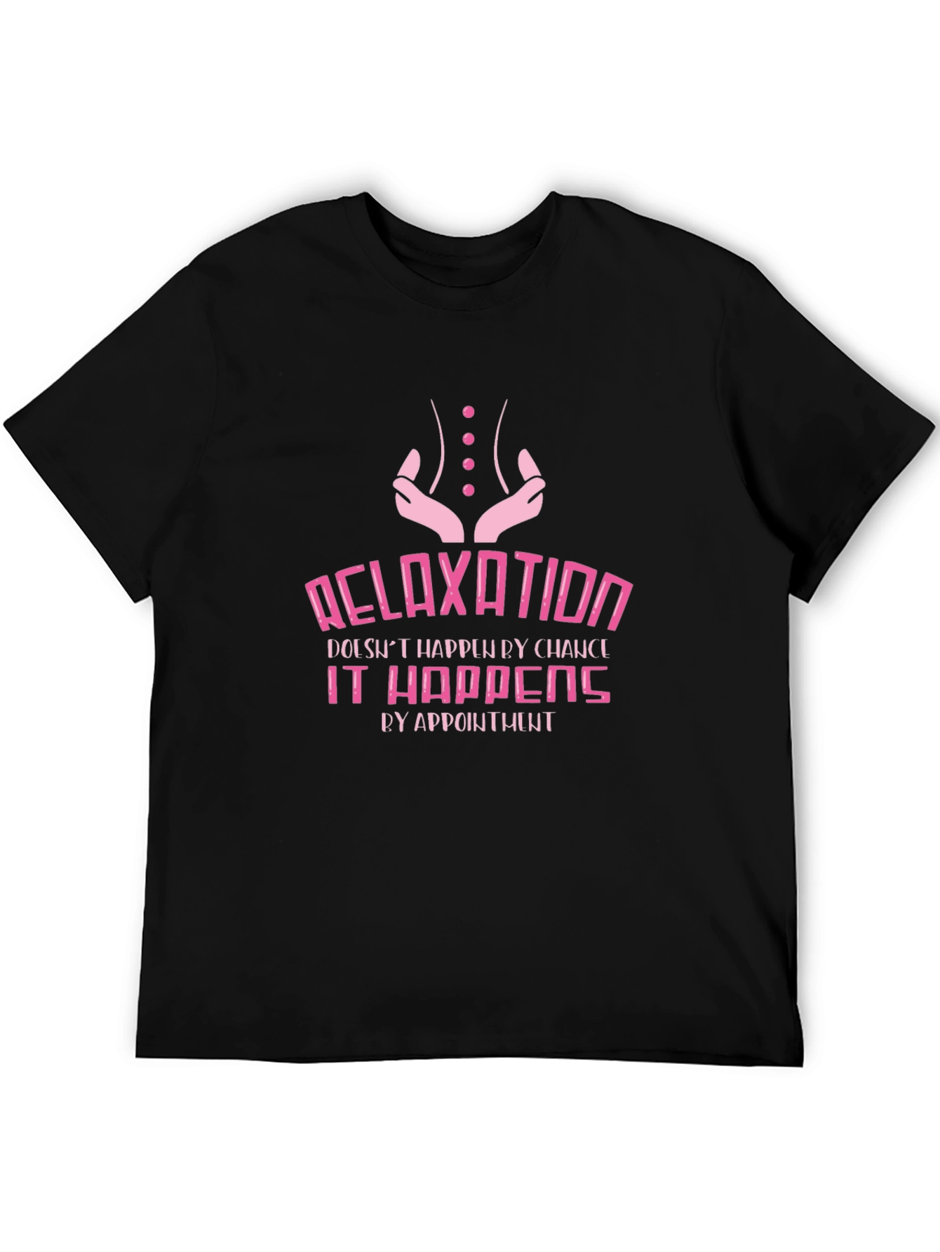 Relaxation Appointment Black Graphic T-Shirt