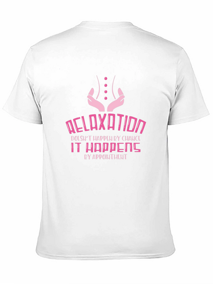Relaxation Appointment Black Graphic T-Shirt