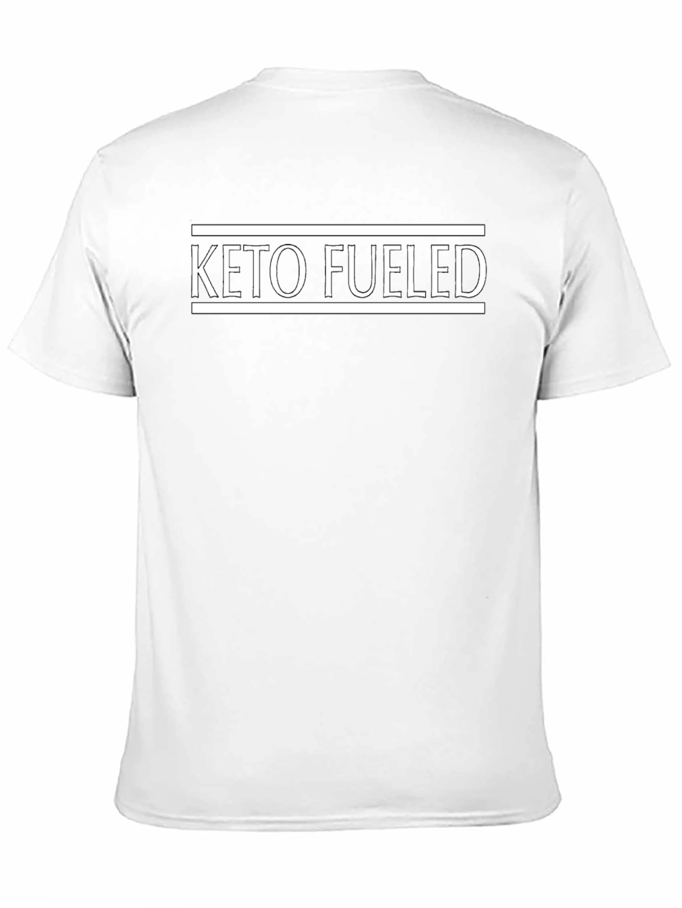 Keto Fueled Black T-Shirt for Fitness Enthusiasts