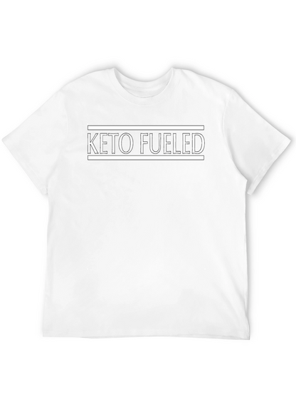 Keto Fueled Black T-Shirt for Fitness Enthusiasts