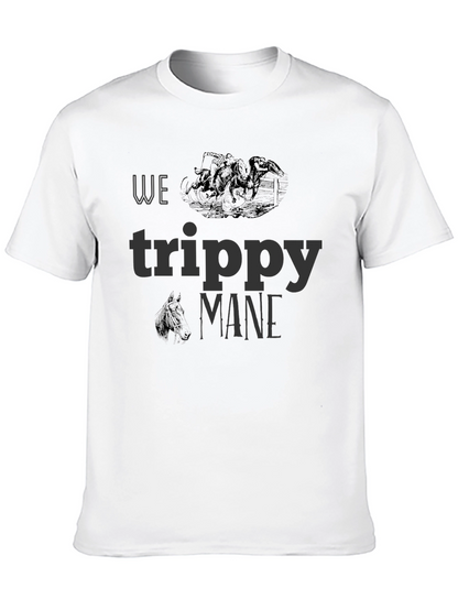 We Trippy Mane Black Graphic Tee