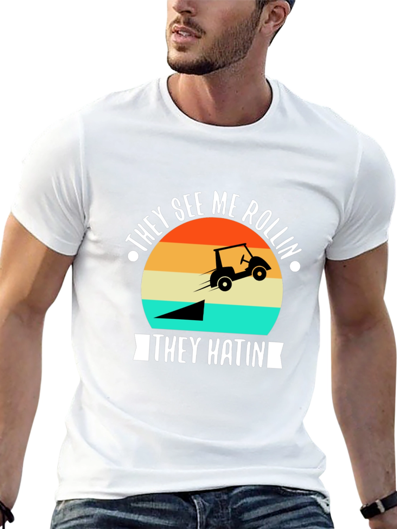 They See Me Rollin Golf T-Shirt