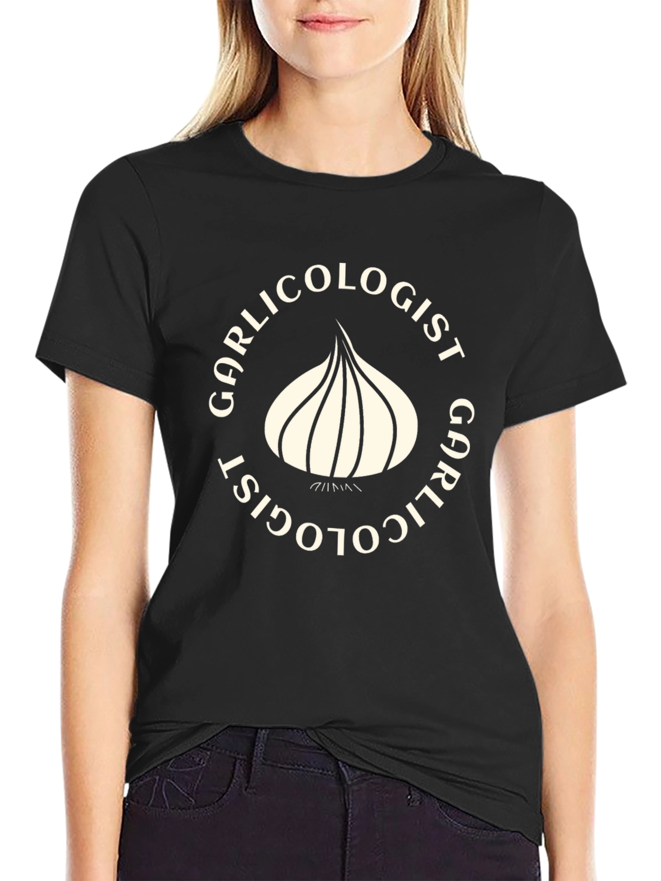 Garlicologist Black T-Shirt