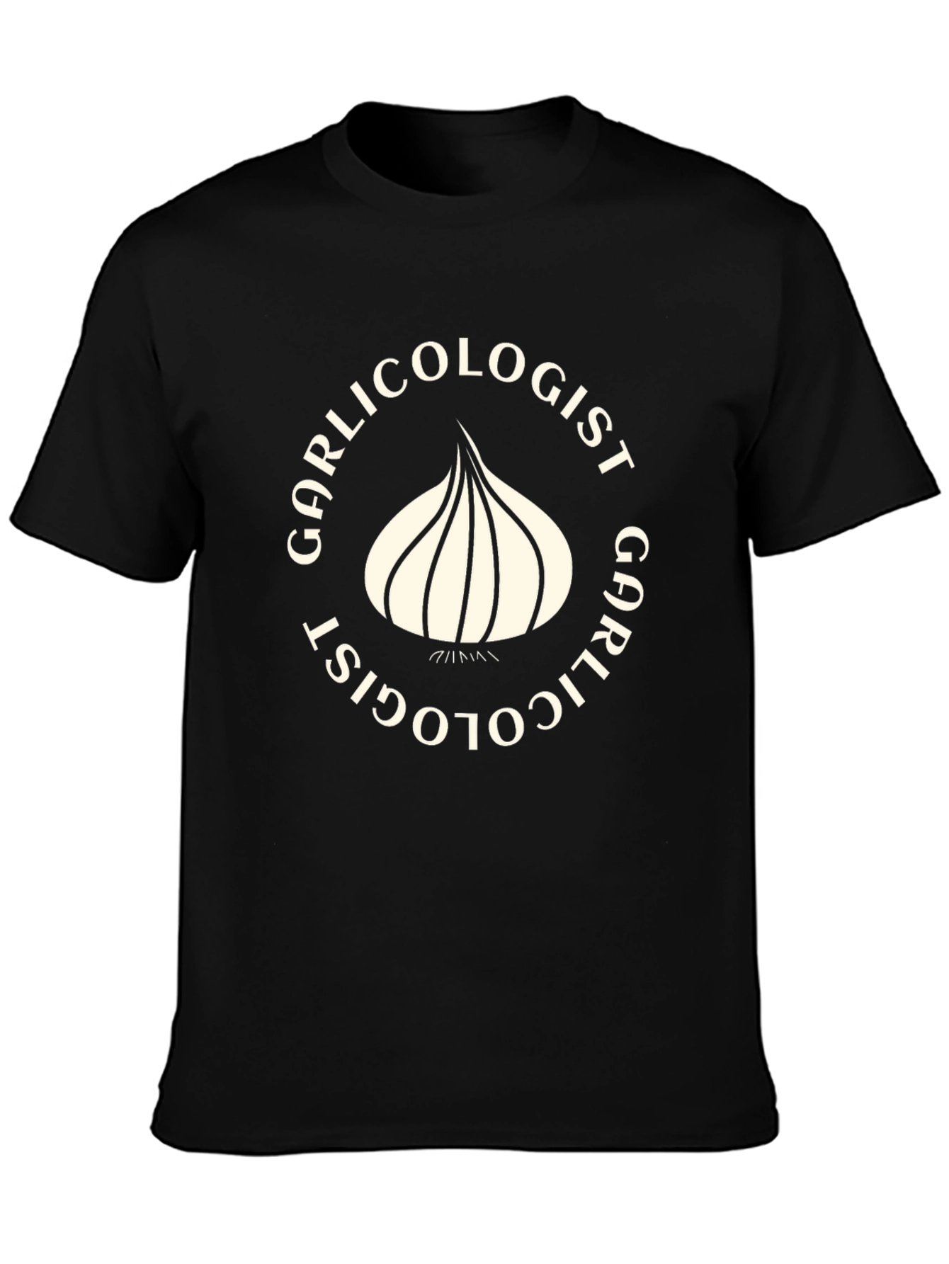 Garlicologist Black T-Shirt