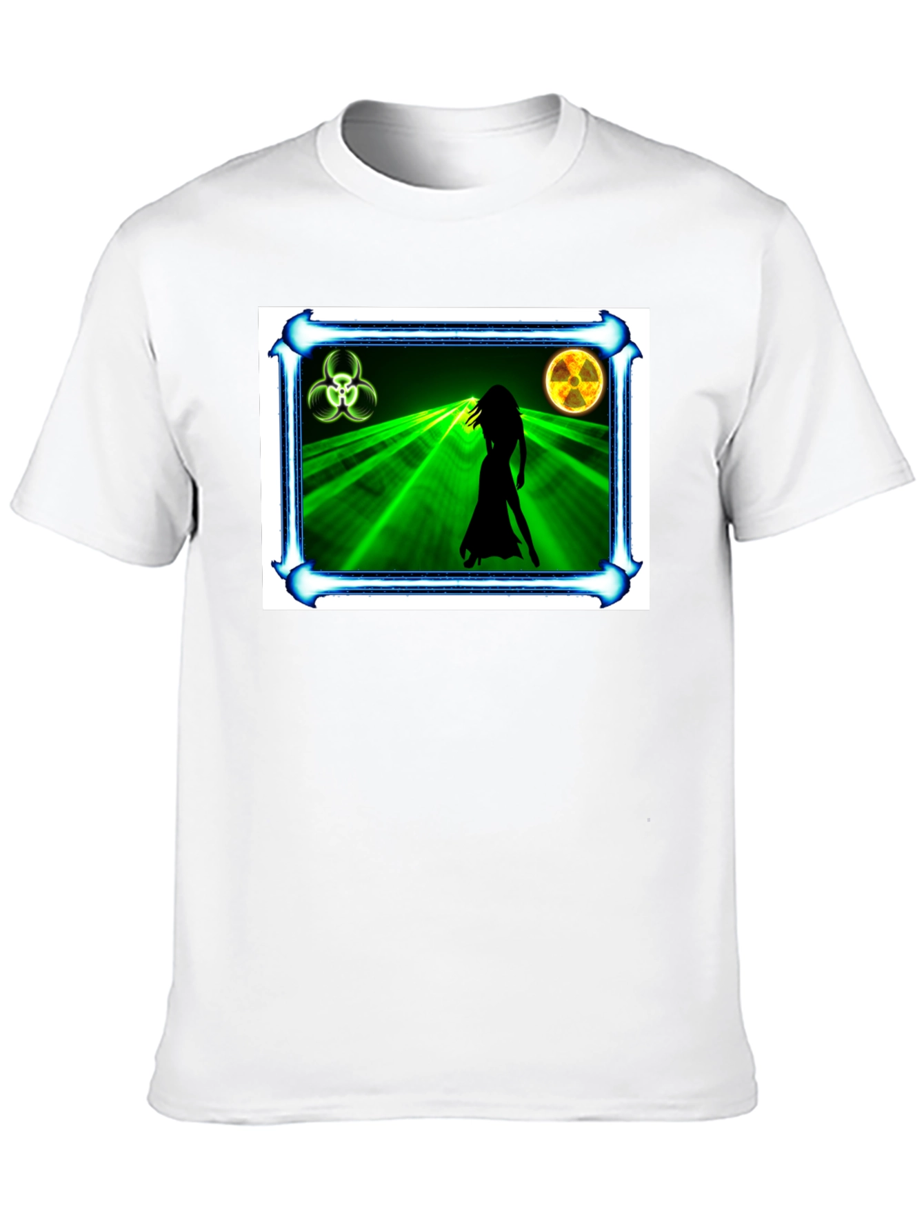 Biohazard Woman Graphic Black T-Shirt