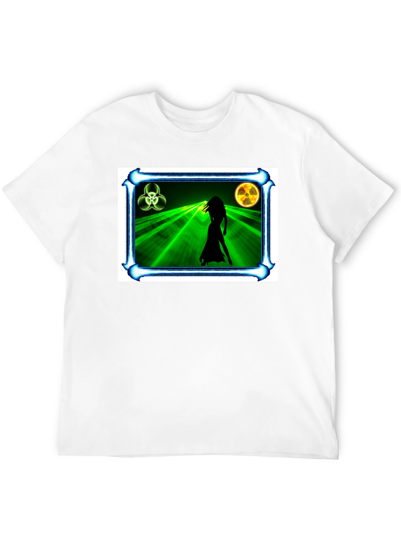 Biohazard Woman Graphic Black T-Shirt