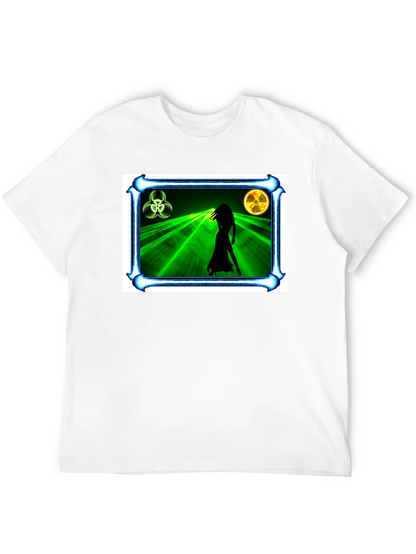 Biohazard Woman Graphic Black T-Shirt