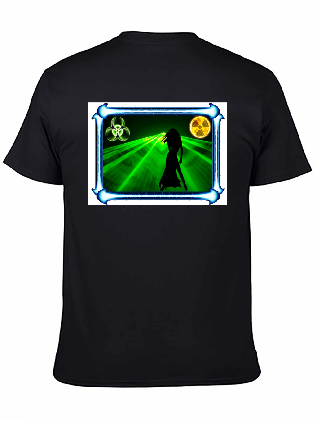 Biohazard Woman Graphic Black T-Shirt