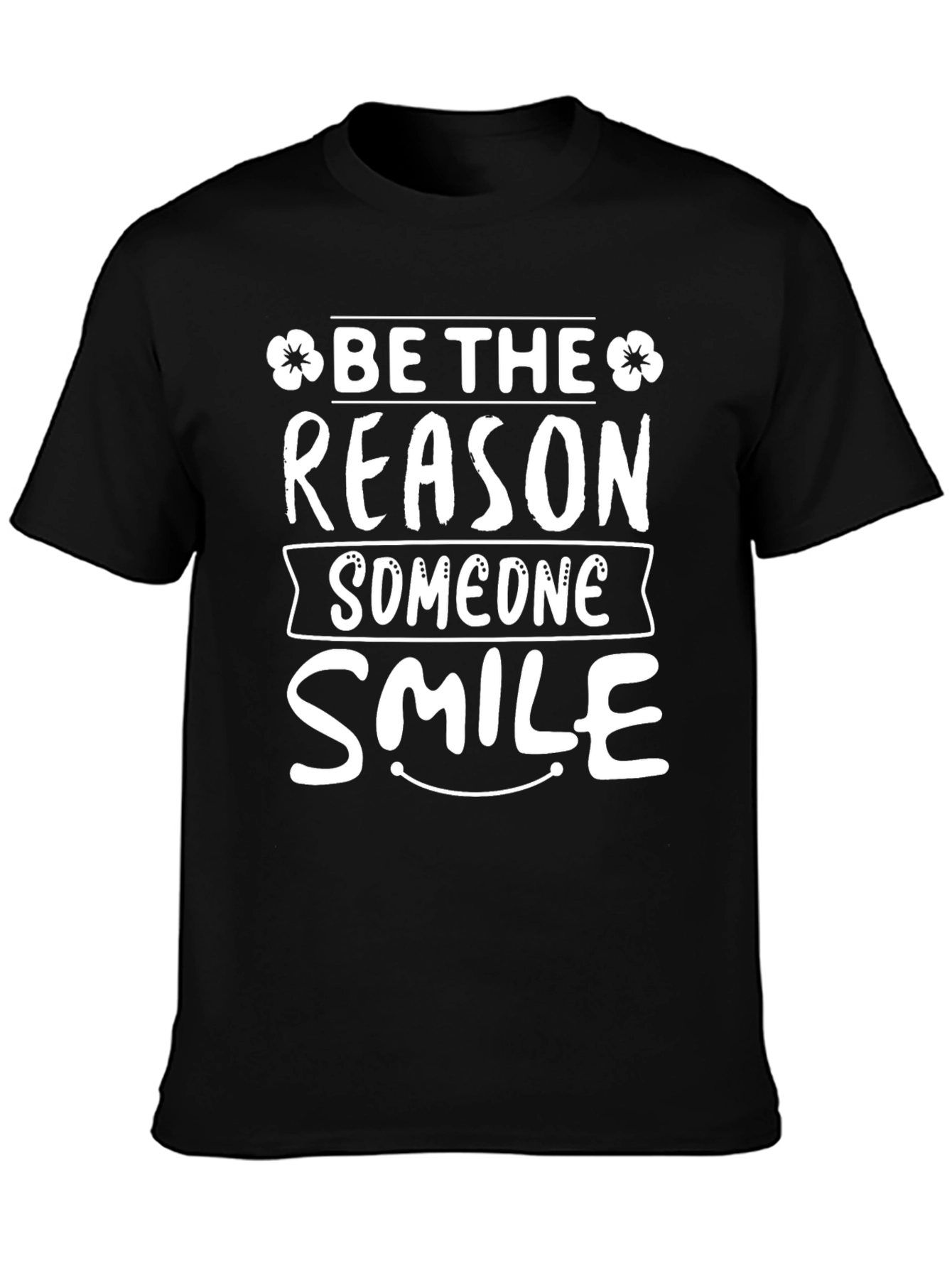 Be The Reason Smile Graphic Tee - Black