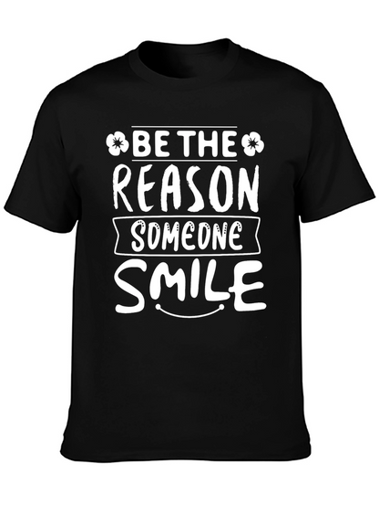 Be The Reason Smile Graphic Tee - Black